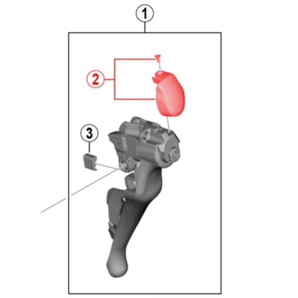 ST-R8000 Y0DL98020 L.H-R.H-2 Shimano Ốc tay lắc ST-R8000 Y0DK98030/Y0DL98020 - Ảnh 4