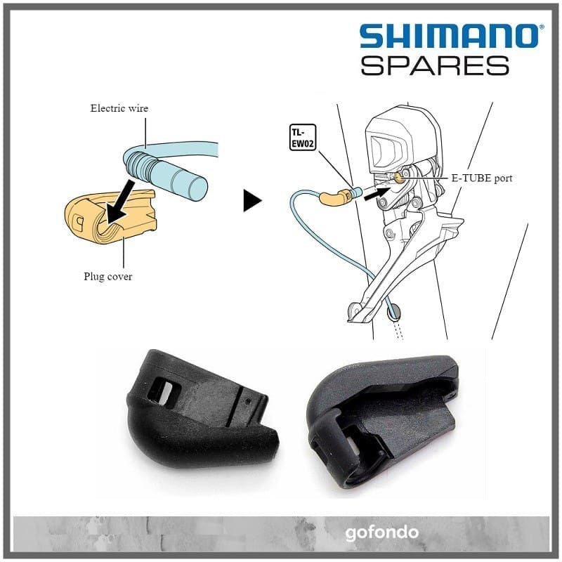 Shimano FD8050 FD9150 Plug Cover Y5ZW00031 -4 Chắn Bụi cho Sang Dĩa Trước Shimano FD8050 / FD9150 Plug Cover Y5ZW00031 - Ảnh 1