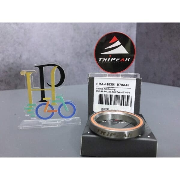 (HS-013) 41.8x30.1x7mm, 45°/45° Bạc đạn chén cổ TRIPEAK Headset Steel Bearing - Ảnh 2