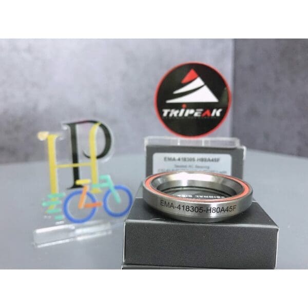 (HS-017) 41.8x30.5x8mm , 45°/45° Bạc đạn chén cổ TRIPEAK Headset Steel Bearingwith small lip - Ảnh 1