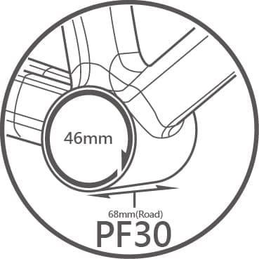 kiotviet_4e012faf4f3639da40c5eda1905802f1 (BB4Y-010) Trục giữa PF30 TRIPEAK trục hệ 3 giò 3in1, bạc đạn ceramic Coated Hybrid Bearing - Ảnh 7