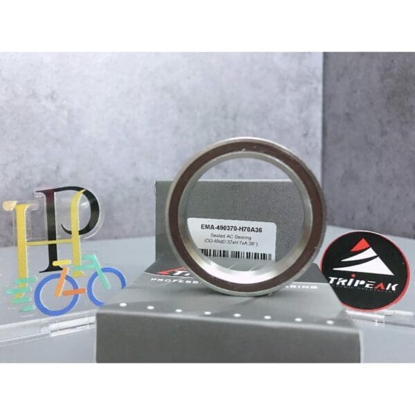 (HS-034) 49x37x7mm, 45°/45° Bạc đạn chén cổ TRIPEAK Headset Steel Bearing - Ảnh 2