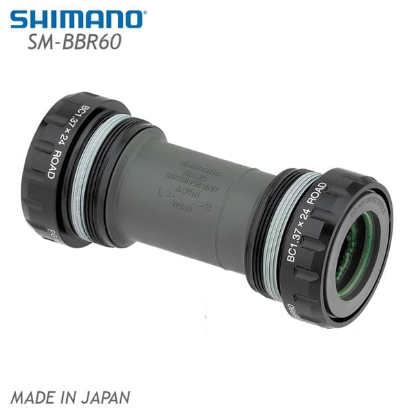 kiotviet_550e7c4c2c55fc246258e3b19a377af4 Trục giữa xe đạp Shimano Bottom Bracket SM-BBR60 68/70mm BC1.37x24, BB răng Anh/Nhật, hàng chính hãng shimano - Ảnh 5