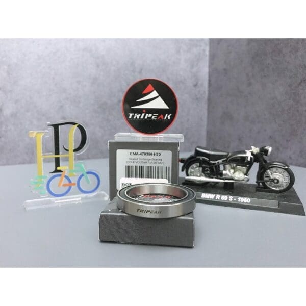 (HS-028) 47x35x7mm, 90°/90° Bạc đạn chén cổ TRIPEAK Headset Sealed Cartridge Bearing - Ảnh 2