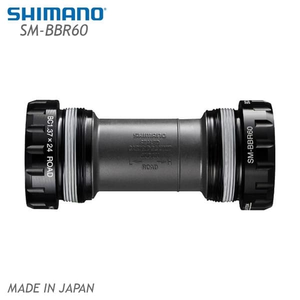 kiotviet_635af00e2bfde566817d2d3903a7365c Trục giữa xe đạp Shimano Bottom Bracket SM-BBR60 68/70mm BC1.37x24, BB răng Anh/Nhật, hàng chính hãng shimano - Ảnh 3