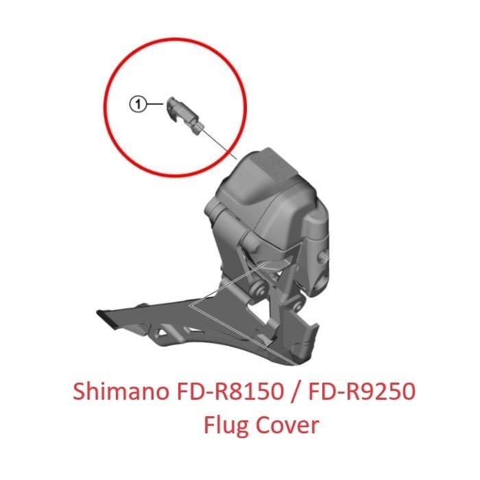 kiotviet_805f86cb9769435c1848490a5e470142 Nắp sang dĩa Shimano Dura Ace FD-R9250 Shimano Y2JP06000 Plug Cover - Ảnh 1