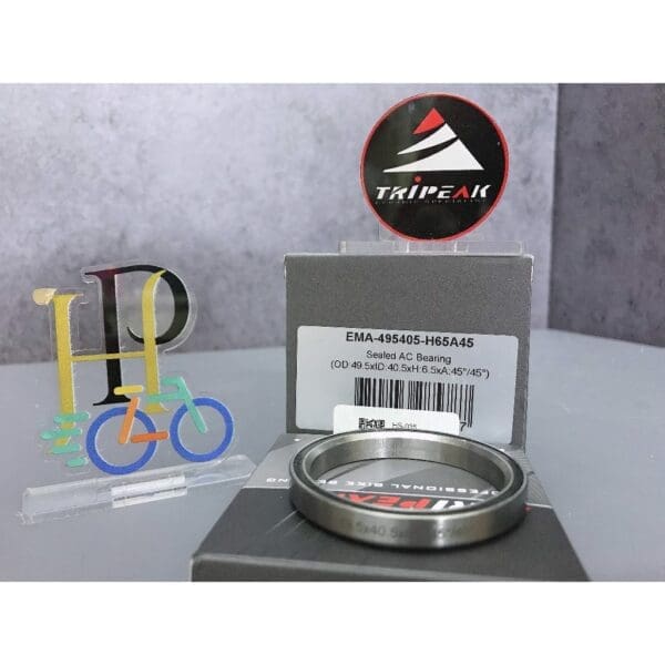 (HS-035) 49.5x40.5x7mm, 45°/45° Bạc đạn chén cổ TRIPEAK Headset Steel Bearing - Ảnh 5
