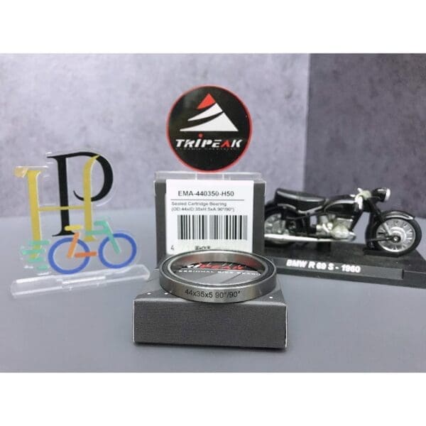 (HS-022) 44x35x5mm ,90°/90° Bạc đạn chén cổ TRIPEAK Headset Steel Bearing - Ảnh 2