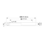 (HS-014) 41.8x30.1x8mm, 45°/45° Bạc đạn chén cổ TRIPEAK Headset Steel Bearing - Ảnh 6