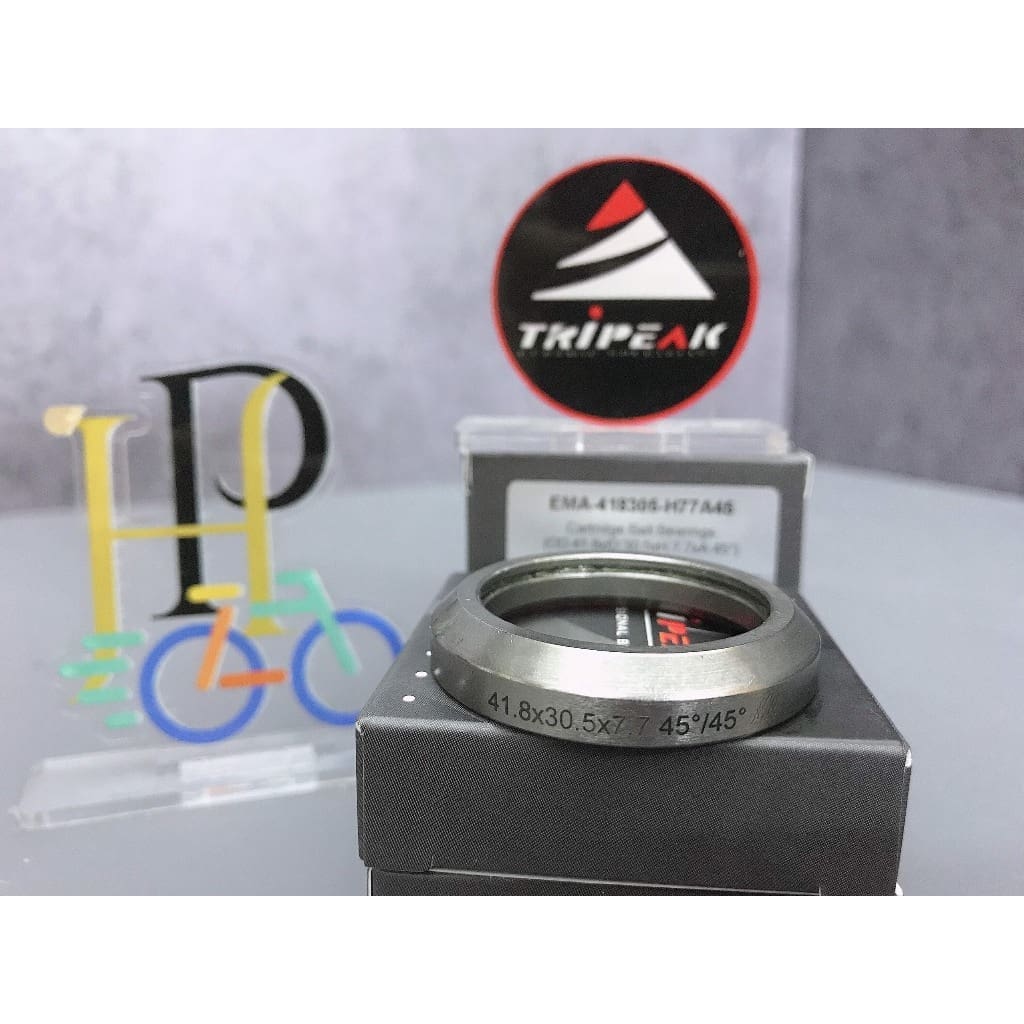 kiotviet_fb7f3e518fe327509ed1895fd440d2e0 (HS-015) 41.8x30.5x7.7mm, 45°/45° Bạc đạn chén cổ TRIPEAK Headset Steel Bearing - Ảnh 2