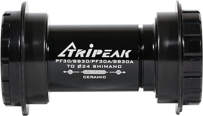 (BBF-021) Trục giữa BB TRIPEAK BB30/PF30 68/73mm 4in1 trục giò Shimano 24mm, bạc đạn Ceramic G5 - Ảnh 1