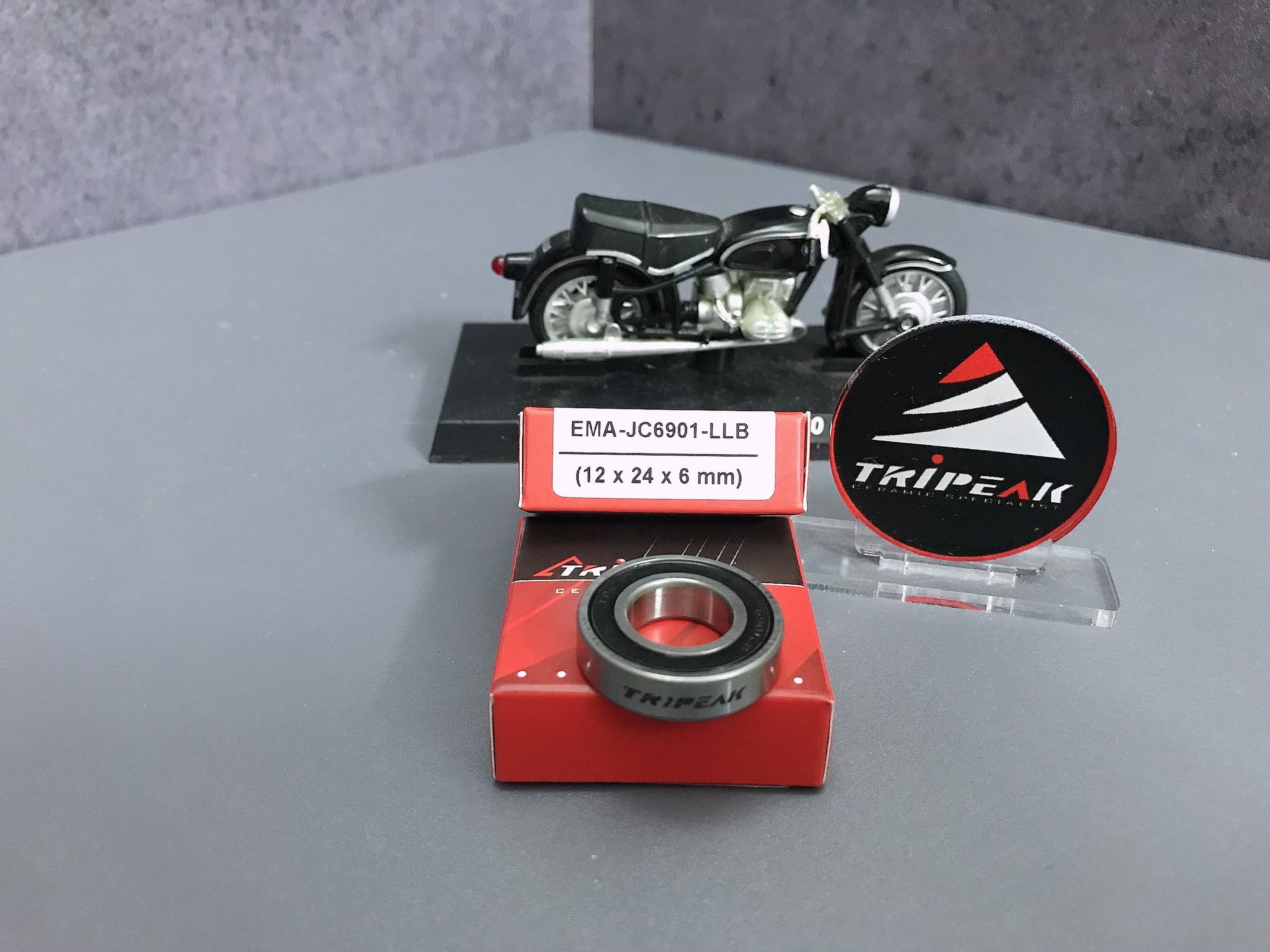 JC6901 -2 #6901 (12 x 24 x 6 mm) Bạc đạn bánh xe - Ảnh 2