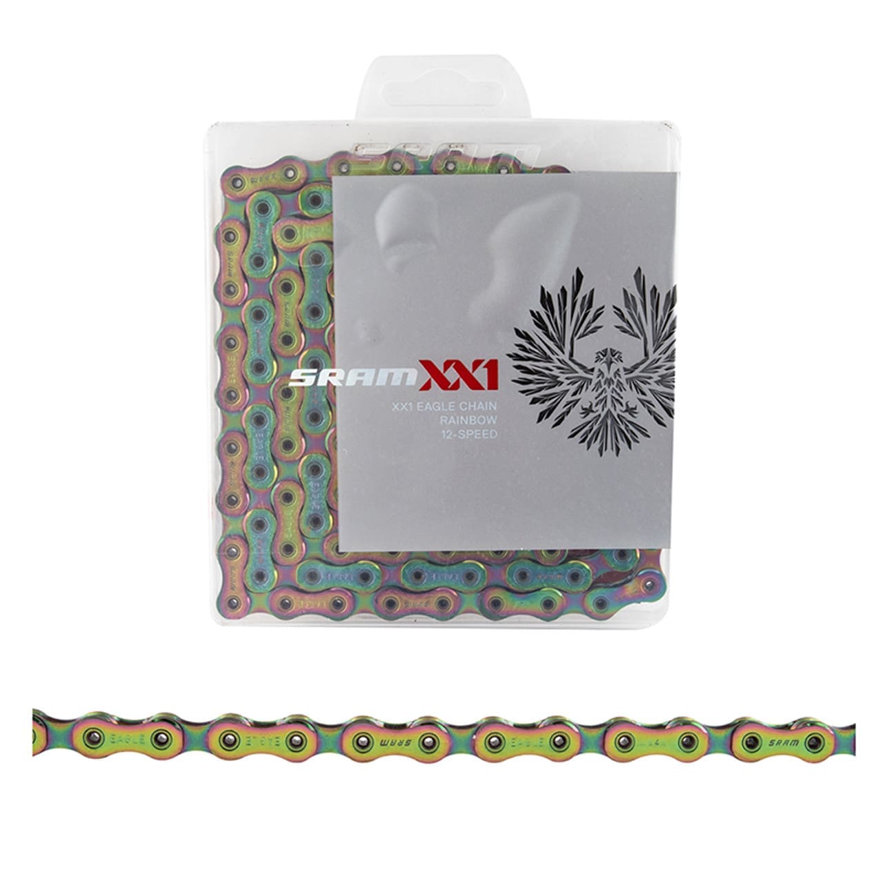 Sên SRAM XX1-EAGLE(RIANBOW)-1 Sên xe đạp SRAM 12s XX1 EAGLE 126L - Ảnh 3