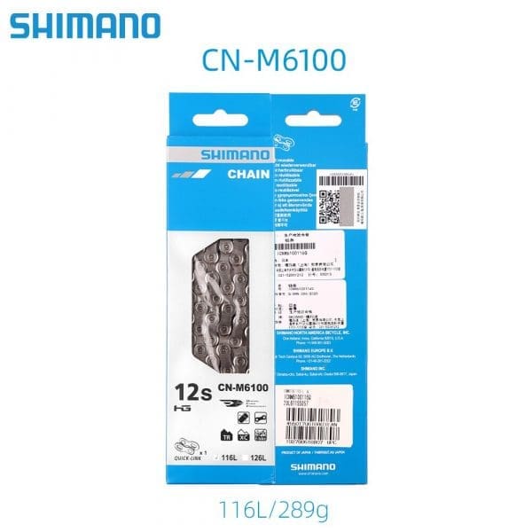 Sên/xích xe đạp Shimano CN-M6100-12 speed ( hàng hộp, hàng chĩnh hãng ) - Ảnh 4