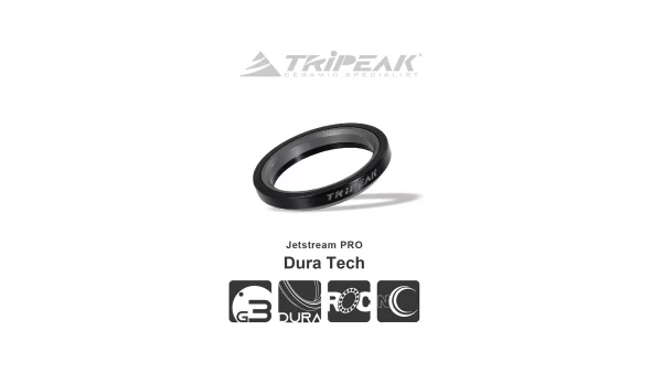 Bạc đạn chén cổ Tripeak Jetstream PRO, bạc đạn DuraTech ceramic. (OD:49.5xID:40.5xH:6.5xA:45°/45°),bảo hành 4 năm - Ảnh 7