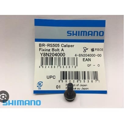 Ốc bắt heo Y8N204000-1 Ốc bắt heo dầu trước Shimano Y8N204000 Caliper Fixing Bolt A - Ảnh 1