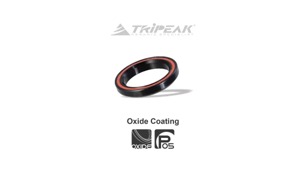 Bạc đạn chén cổ Tripeak , bạc đạn steel phủ hợp oxide coating đen (OD:49xID:37xH:7 xA:45°/45°) - Ảnh 6