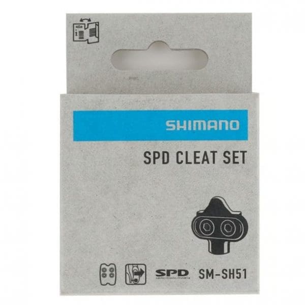 Can giày MTB Shimano WP-ISMSH51 SHIMANO SPD CLEAT SET SINGLE DIRECTION RELEASE TYPE SM-SH51 - Ảnh 1