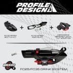 Bình nước tay nghỉ Profile Design FC25 Drink System / FC35 Drink System