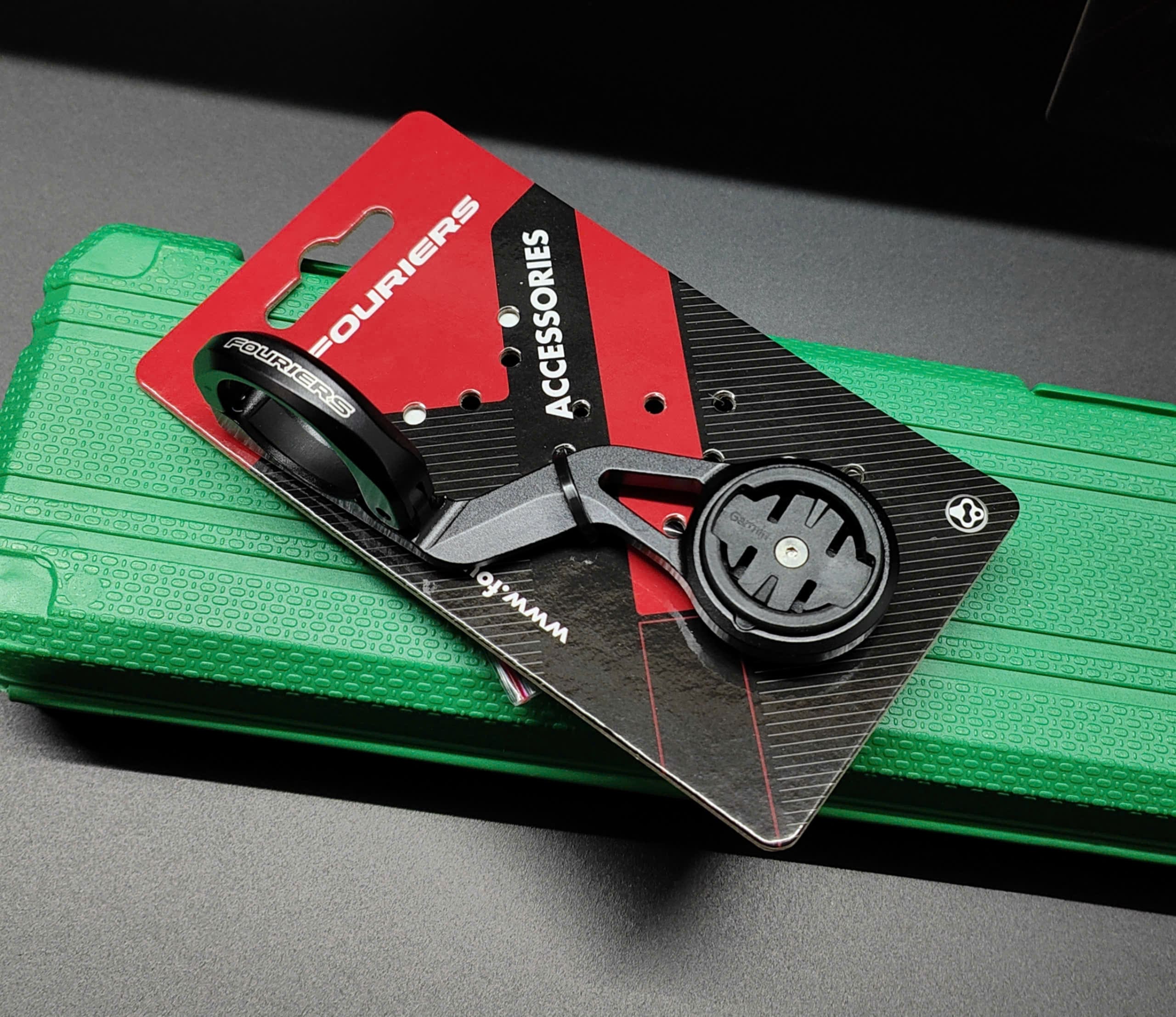 HA-GAMPR12-011 Pát đồng hồ-4 Pát đồng hồ Fouriers Computer Mount HA-GAMPR20-011 / HA-GAMPR12-011 , gắn ghi đông tròn phi 31.8 - Ảnh 3