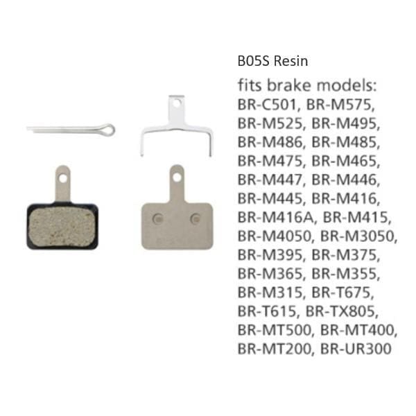 Má thắng B05S-3 Má thắng đĩa xe đạp MTB hiệu Shimano B05S Brake Pads - Ảnh 4