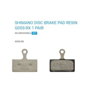 Má thắng G05S-4 Bố thắng, má thắng đĩa MTB Shimano Disc Brake Pad Resin G05S-RX - Ảnh 4