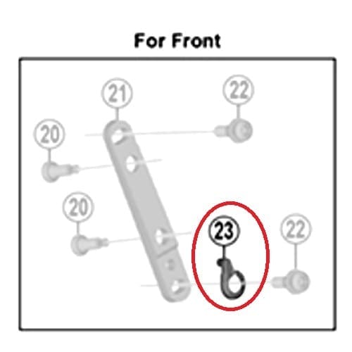 Ốc,vòng gài khóa snap ring Y8N205000-2 (B00-24) Ốc dầu khóa củ phanh heo dầu trước Shimano Y8N205000 - Vòng gài khóa - Ảnh 1