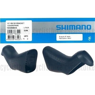 ST-R9150-3 Bọc cao su tay lắc Shimano ST-R9150 Bracket Cover (ST-R9150), Black, hàng chính hãng - Ảnh 4
