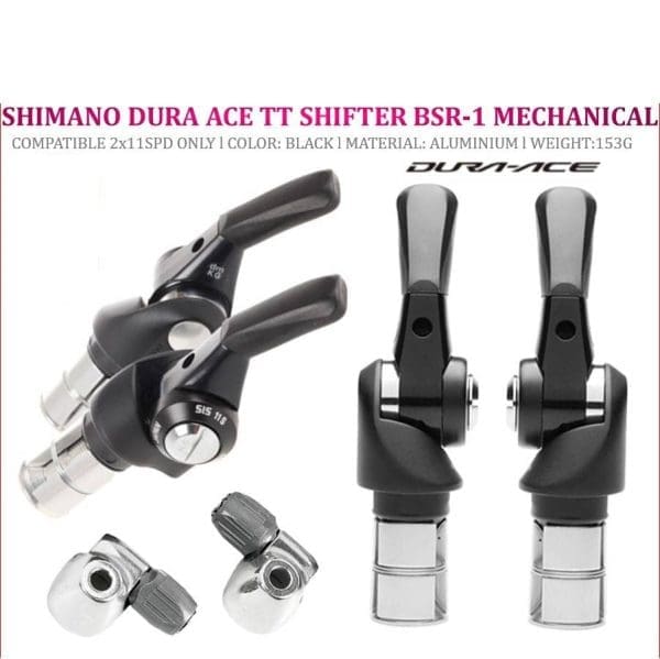 Tay sang số Shimano 2/3x11s SL-BSR1 cho xe TT - Ảnh 1