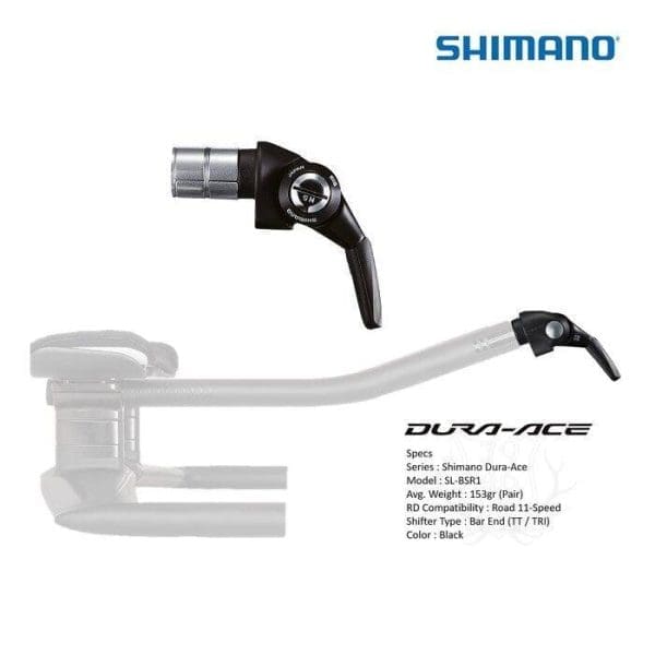 Tay sang số Shimano 2/3x11s SL-BSR1 cho xe TT - Ảnh 2