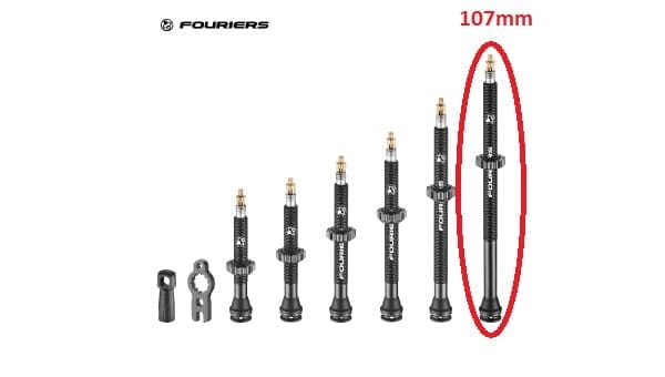 Van tubuless VL-TUSH-Fxx-107mm Van Tubuless Valve hiệu Fouriers - Ảnh 2
