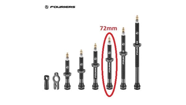 Van tubuless VL-TUSH-Fxx-72mm Van Tubuless Valve hiệu Fouriers - Ảnh 3