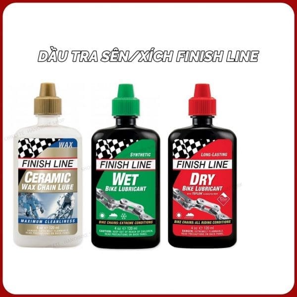 Dầu bôi trơn sên/xích xe đạp Finishline Chain Lube USA 120ml - Ảnh 3