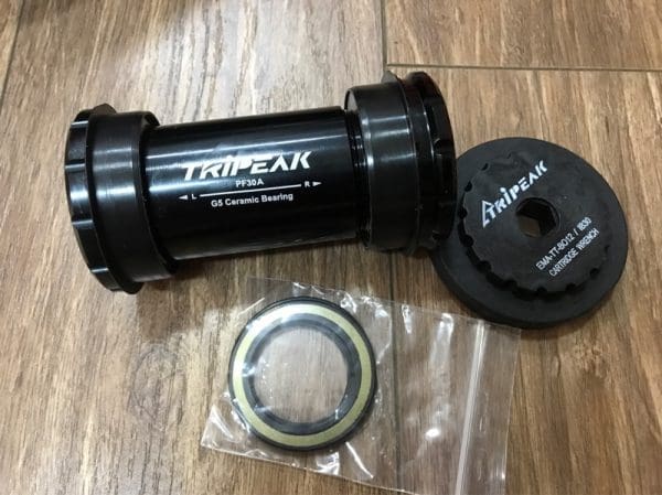 Trục giữa Tripeak PF30A 73mm, Twistfit trục hệ 3 giò  3in1, bạc đạn ceramic bearing - Ảnh 3