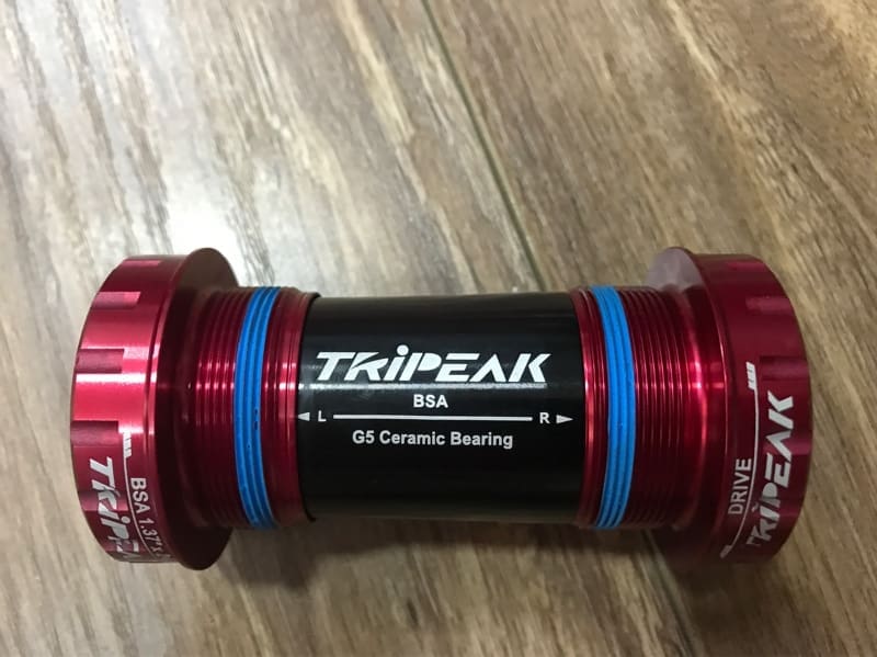 BBV-108-1 Trục giữa BB  Tripeak BSA 68mm/73mm cho hệ 3 giò 3in1, Bạc đạn Ceramic Bearing - Ảnh 6