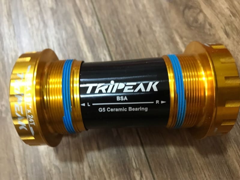 BBV-109-1 Trục giữa BB  Tripeak BSA 68mm/73mm cho hệ 3 giò 3in1, Bạc đạn Ceramic Bearing - Ảnh 7