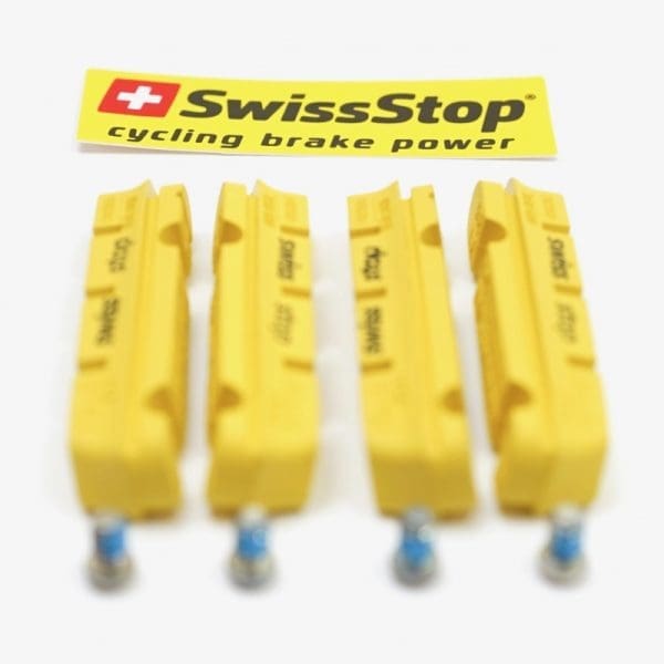 Gôm thắng cho bánh Carbon, hiệu Swiss Stop,Flash Pro, Yellow King fit shimano - Ảnh 4