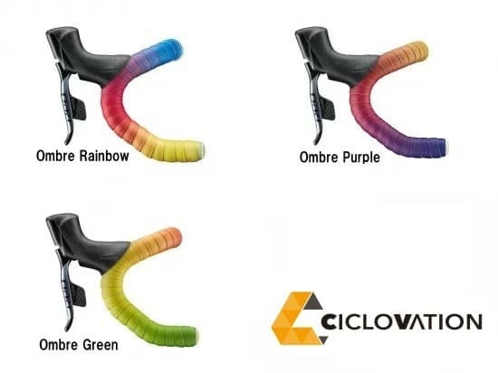 Poly touch Ombre nhiều màu-1 Dây quấn ghi đông xe đạp hiệu Ciclovation Poly Touch - Ombre - Ảnh 1