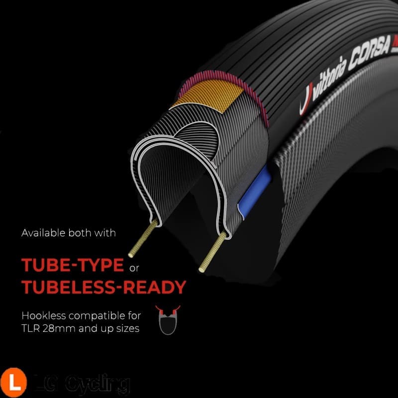 Vỏ Corsa N.ext -3 Vỏ xe đạp Vittoria Competition Corsa Next, Tubuless , màu Đen - Ảnh 4