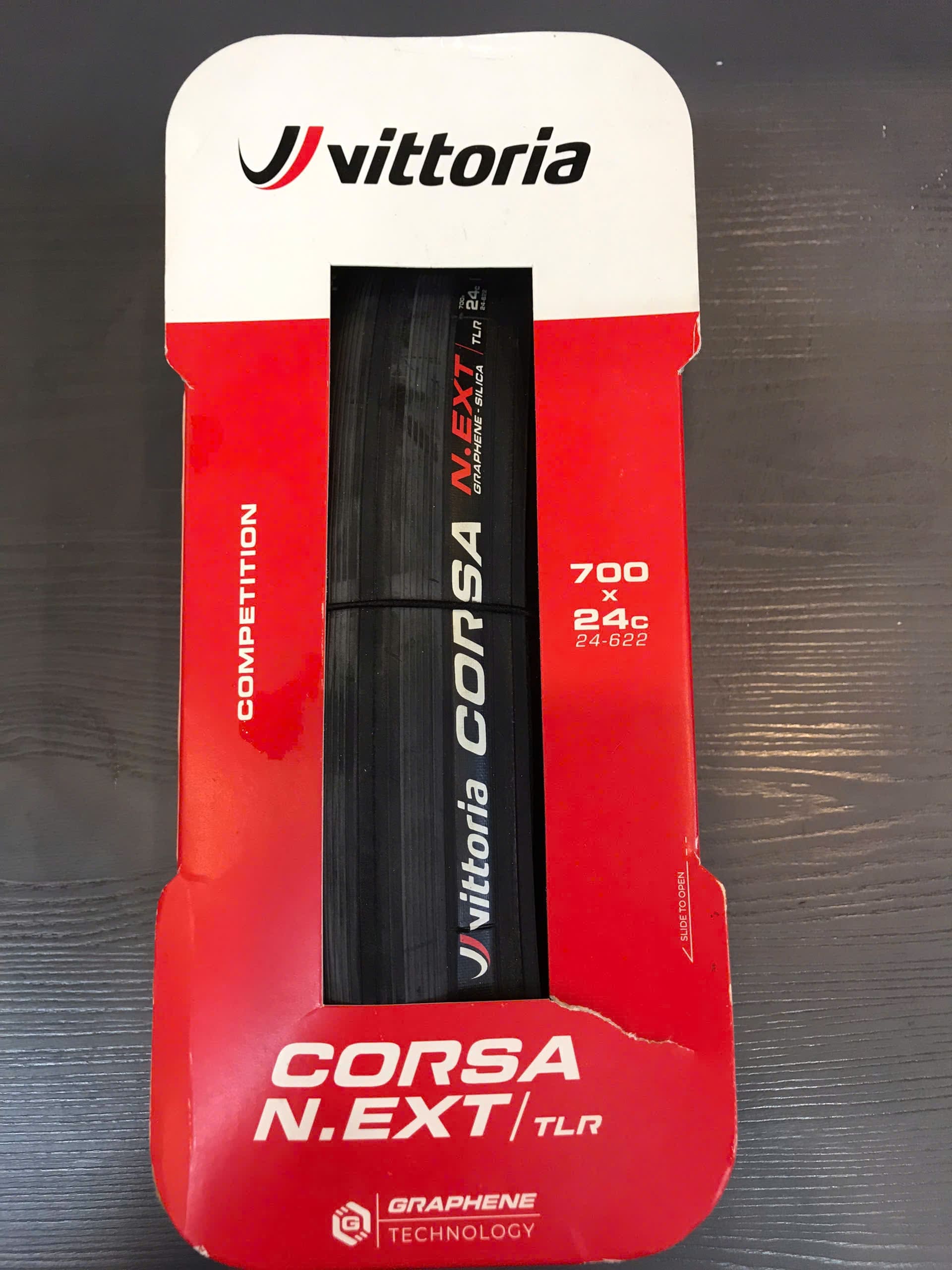 Vỏ Corsa N.ext 700x24c-1 Vỏ xe đạp Vittoria Competition Corsa Next, Tubuless , màu Đen - Ảnh 1