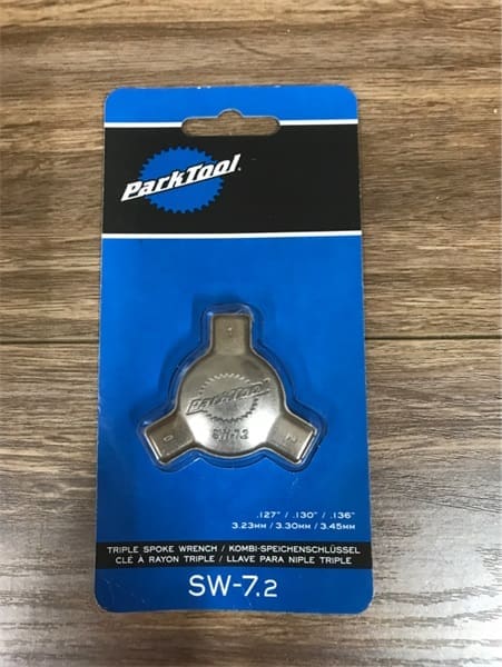 SW-7.2-2 SW-7.2 Dụng cụ rút căm 3 đầu size 0/1/2, Parktool Triple Spoke Wrench - Ảnh 2