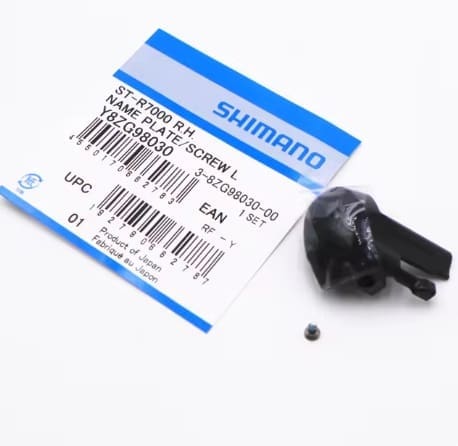 Mặt nạ tay lắc ST-7000 Y8ZG98030 R.H-1 Mặt nạ tay lắc Shimano Name Plate R/L Fixing Screw ST-R7000 - Ảnh 8