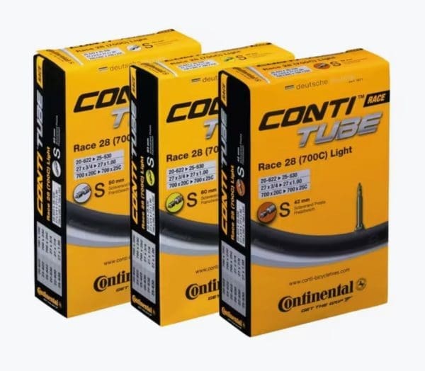 Ruột xe Continental Race Light 700x20/25, van 60mm - Ảnh 1
