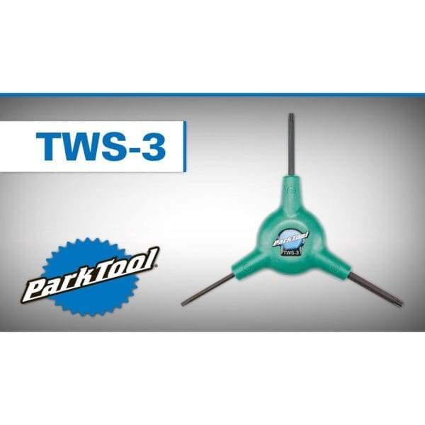 (Tool TWS-3) Dụng cụ 3 đầu tháo lục hoa T10/T25/T30 hiệu Parktool 3-WAY TORX® COMPATIBLE WRENCH — T10/T25/T30 - Ảnh 1