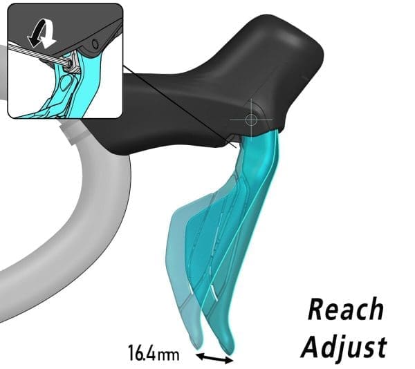 Cặp tay lắc kèm heo dầu 12speed Shimano 105 Disc ST-R7170+BR-R7170 Disc Brake/Shifter & Caliper - Ảnh 8