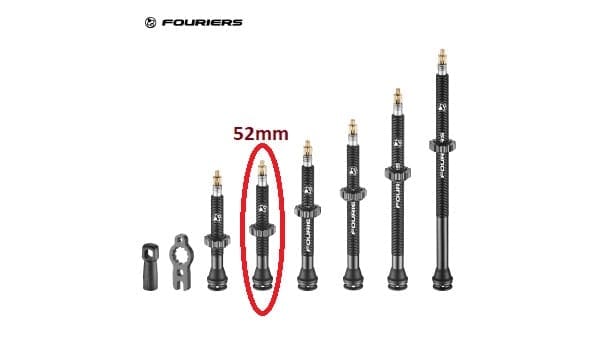 Van tubuless VL-TUSH-Fxx-52mm Van Tubuless Valve hiệu Fouriers - Ảnh 4
