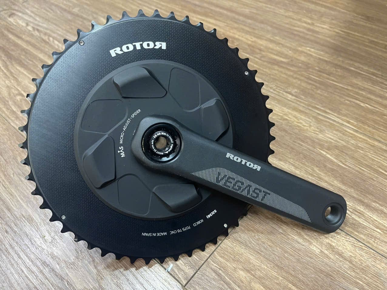 Giò dĩa Rotor Vegast24 Aero 52-36T 170mm-2 Giò dĩa Rotor Vegast 24 Aero - Ảnh 1