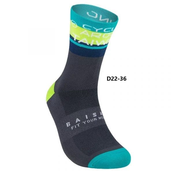Vớ xe đạp Baisky Sport Socks, freesize, màu Cycling Around - Ảnh 1