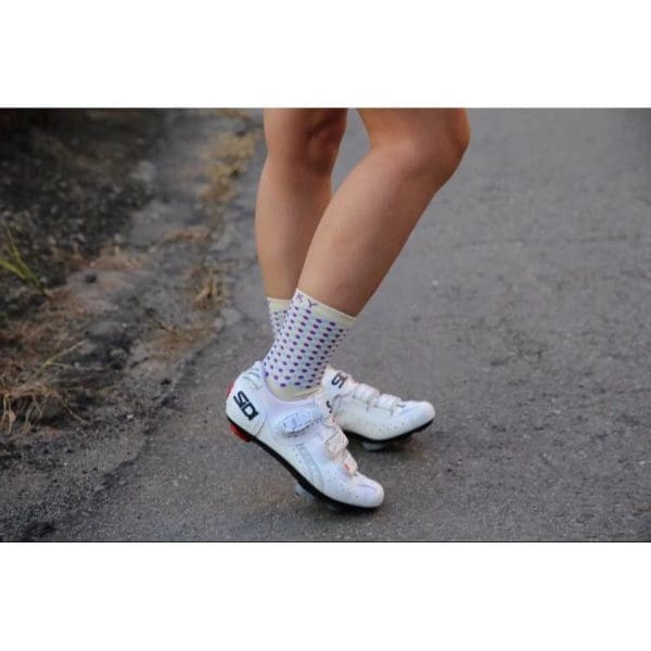 Vớ xe đạp Baisky Sport Socks, freesize, màu Cream Purple - Ảnh 5