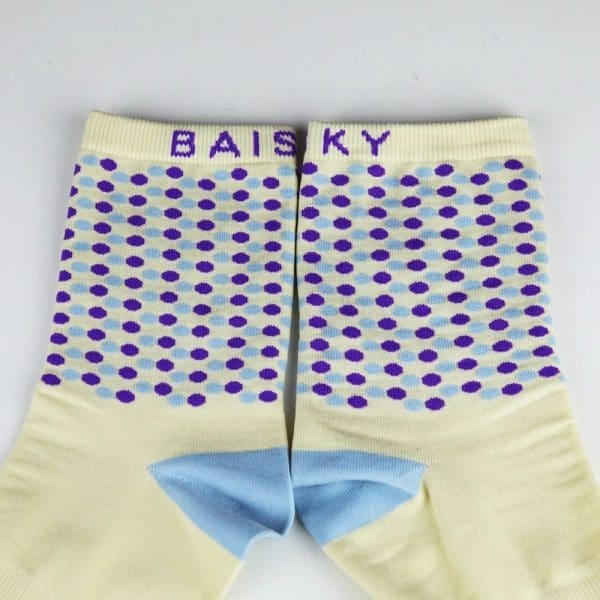 Vớ xe đạp Baisky Sport Socks, freesize, màu Cream Purple - Ảnh 6